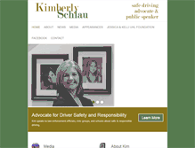 Tablet Screenshot of kimberlyschlau.com